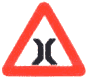 Cautionary Signs - Narrow Bridge